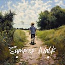 Enjoy a sentimental acoustic guitar folk track, 'Summer Walk,' for a soothing musical journey.
