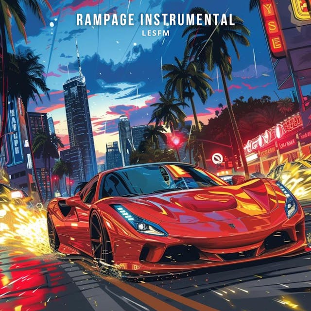 Immerse yourself in the electrifying energy of 'Rampage Instrumental,' an electro guitar rock track that radiates positivity and power.