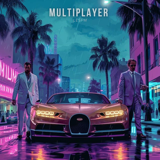 Experience the high-energy excitement of 'Multiplayer,' an electro guitar rock track that radiates positivity and fun.