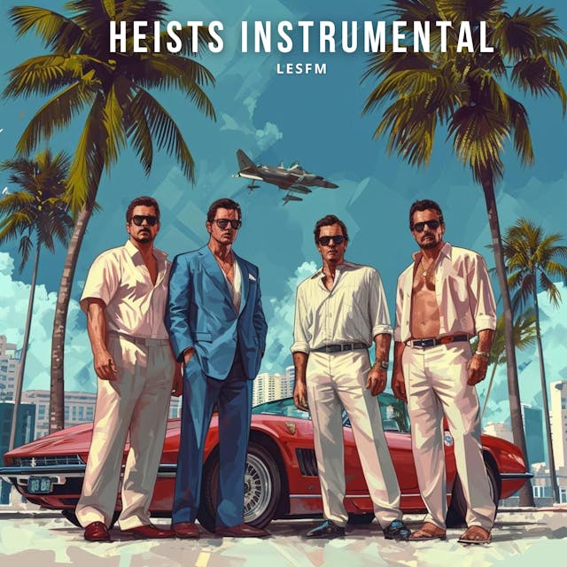 Immerse yourself in the thrilling energy of 'Heists Instrumental,' an electro guitar rock track that exudes positivity and excitement.