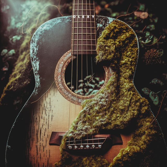 Experience the soothing melodies of "Morning in the Forest," an acoustic folk track that evokes a sentimental ambiance.