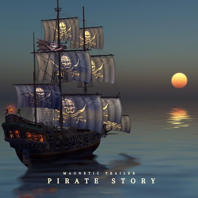 Embark on an epic voyage with 'Pirate Story,' a cinematic orchestral masterpiece that captures the daring spirit of high-seas adventure.