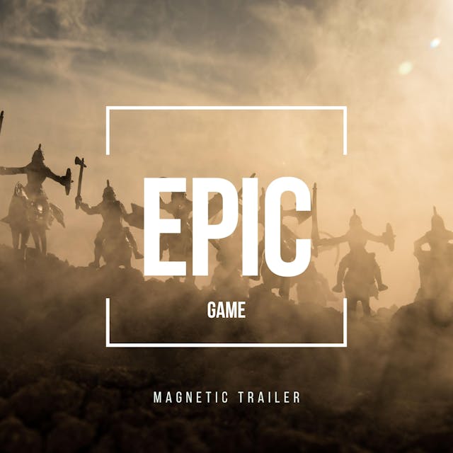 「Epic Game」でアドレナリン ラッシュを体験してください - 究極の予告編の究極の音楽トラックです。壮大なサウンドで、このトラックはゲーム体験を次のレベルに引き上げます。