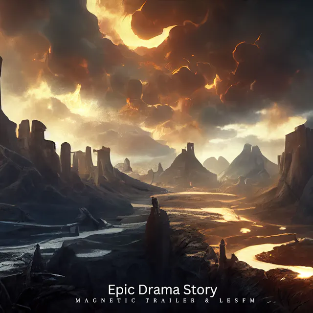 Experimente a narrativa emocionante de 'Epic Drama Story' - uma obra-prima orquestral que se desenrola como uma saga épica de triunfo e turbulência.