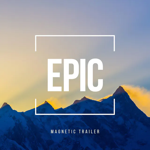 Elevate your cinematic experience with 'Epicness', a dramatic and powerful trailer music track that will leave you on the edge of your seat.