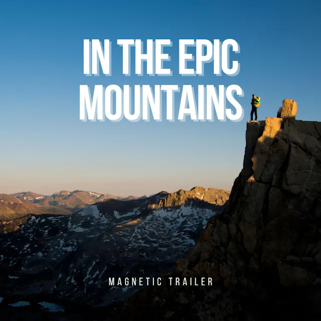 Tapasztalja meg a kalandok izgalmát az „In the Epic Mountains” című dallal – egy erőteljes és dinamikus zeneszámmal, amely tökéletes előzetesekhez, extrém sportvideókhoz és sok máshoz.